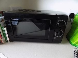 microwave oven.