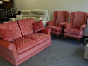 wing back armchairs