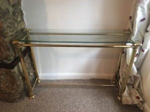 console table.